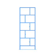 Furniture Bookcases Rictu Bookcase 75 Sketch Drawing Svg, Free Vectors File